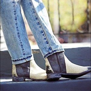 Free People Leather Ankle Boots